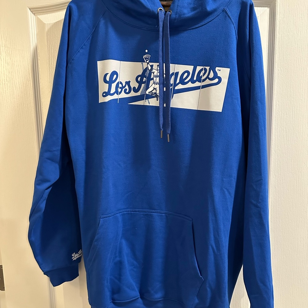 MLB Baseballism Dodgers Hoodie NWOT